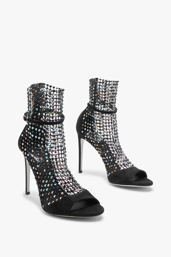 jeweled galaxia black sandal 105 rene caovilla