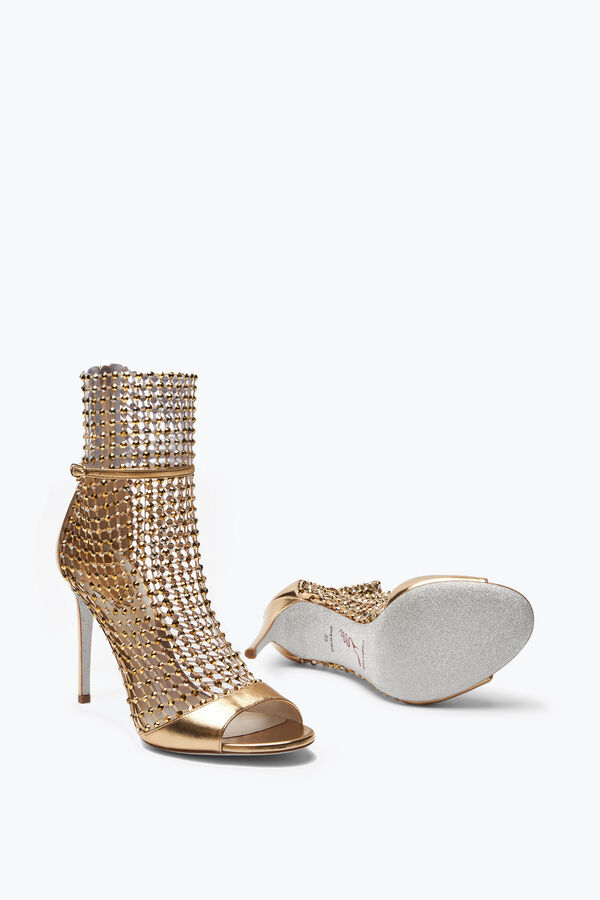 jeweled galaxia gold sandal 105 rene caovilla