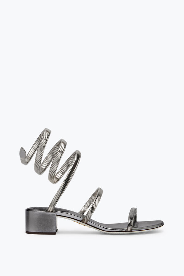 jeweled juniper gunmetal sandal 40 rene caovilla