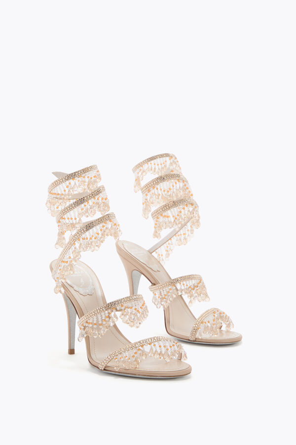 jeweled jahanara gold sandal 100 rene caovilla